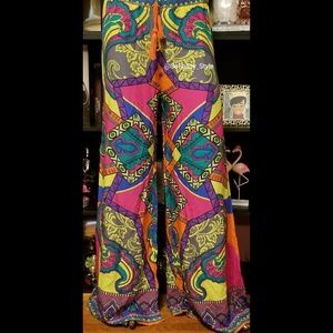 Flying Tomato multicolor wide leg pants